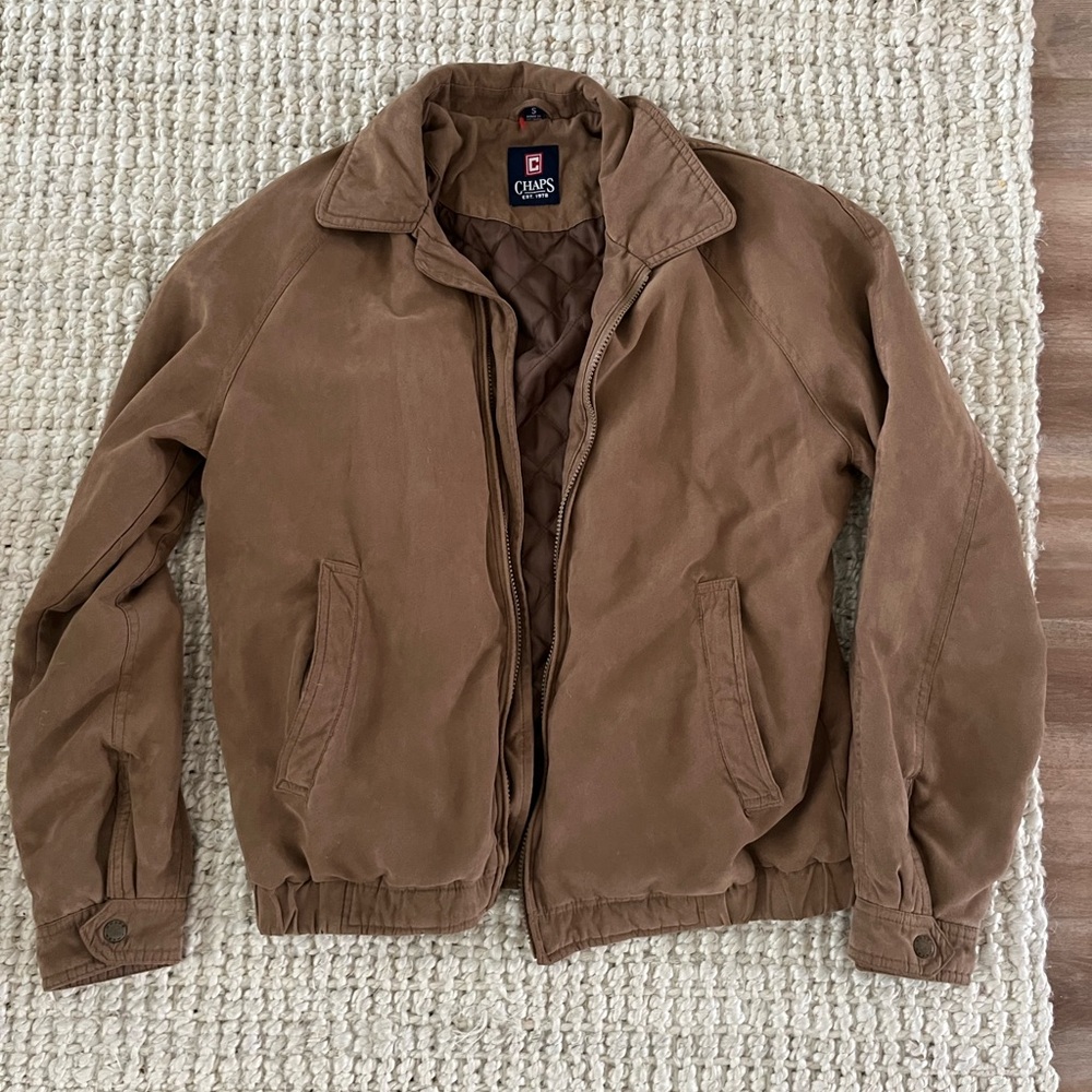 chaps vintage bomber jacket